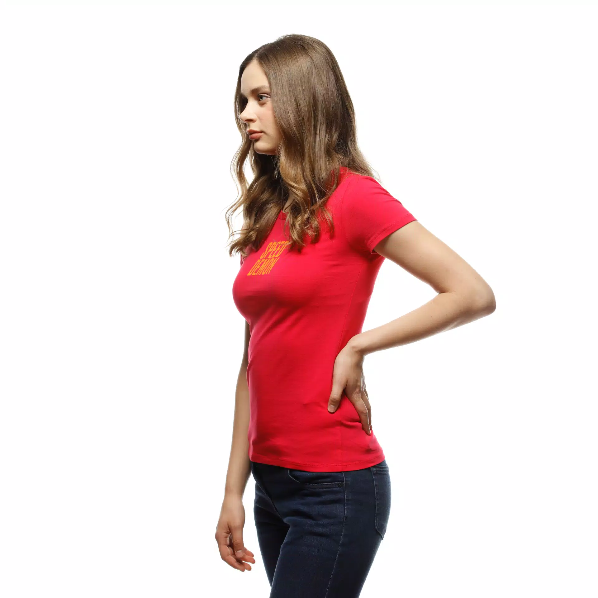 SPEED DEMON VELOCE - WOMEN'S T-SHIRT | BRIGHT ROSE | Dainese SPEED DEMON VELOCE - WOMEN'S T-SHIRT | BRIGHT ROSE | Dainese