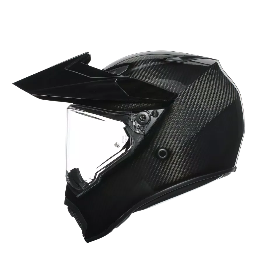AX9 MONO GLOSSY CARBON - MOTORFIETS INTEGRAALHELM E2206 -  - 4