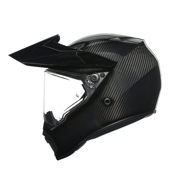 ax9-mono-glossy-carbon-motorbike-full-face-helmet-e2206 image number 3