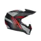 AX9 REFRACTIVE ADV MATT CARBON/RED - MOTORBIKE FULL FACE HELMET E2205