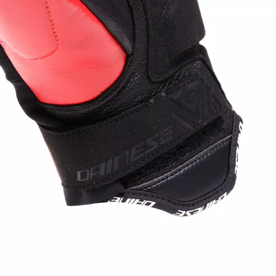 REACTO CARBON SHORT GLOVES - BLACK/RED-LAVA - 8