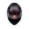 K3 STRIGA MATT BLACK/BLUE/RED - MOTORBIKE FULL FACE HELMET E2206