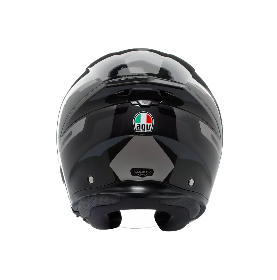 K5 JET EVO TUNE GREY/BLACK - MOTORBIKE OPEN FACE HELMET E2206 -  - 5