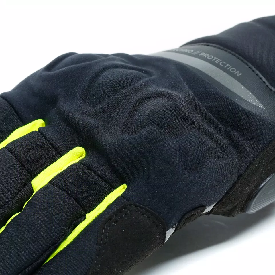 NEMBO GORE-TEX® GLOVES+GORE GRIP TECHNOLOGY - BLACK/FLUO-YELLOW - 13