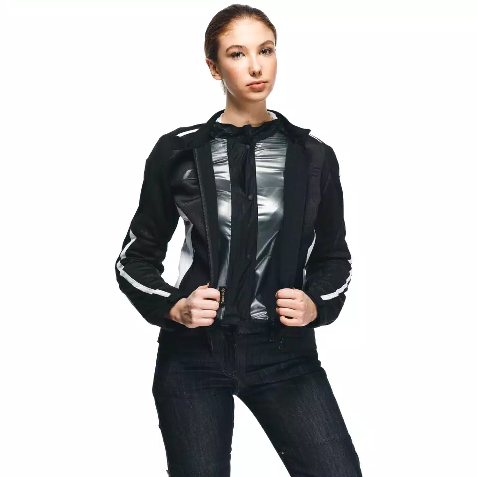 HYDRAFLUX 2 AIR LADY D-DRY® JACKET - BLACK/BLACK/WHITE - 12