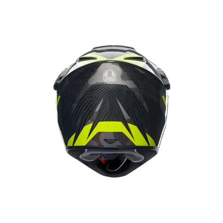AX9 AGV DOT(E2206) MPLK - STEPPA CARBON/GREY/YELLOW FLUO -  - 5