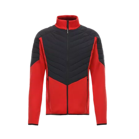 MEVO - MEN'S TECHNICAL SKY LAYER - STRETCH LIMO/RACING RED - 1