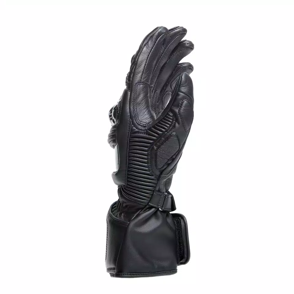 DRUID 4 - MEN'S MOTORCYCLE LEATHER GLOVES - BLACK/BLACK/CHARCOAL-GREY - 2