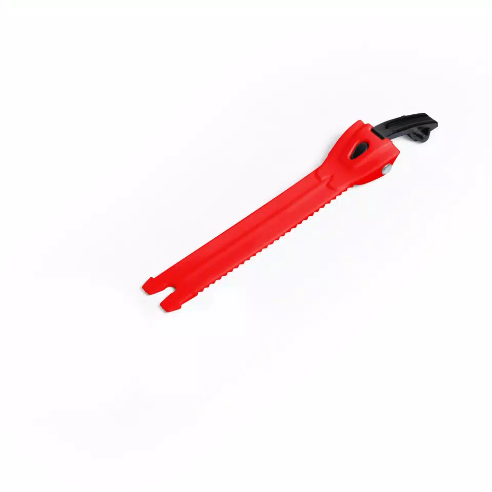 CINTA DE CIERRE CON TIRADOR DE ALUMINIO M 15 PARA COMP EVO 2 – FLUO RED/BLACK -  - 2