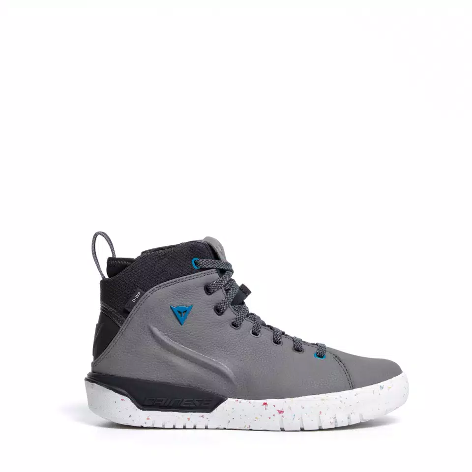METRACTIVE D-WP - WOMEN'S WATERPROOF MOTORCYCLE SHOES - DARK-GRAY/WHITE - 2