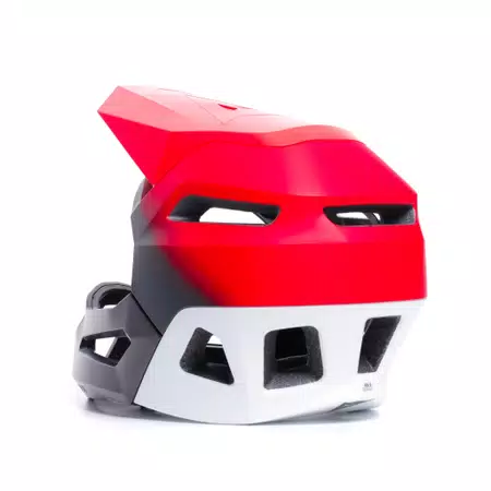 SCARABEO LINEA 01 - FULL FACE BIKE HELMET FOR KIDS - RED/WHITE/BLACK - 4
