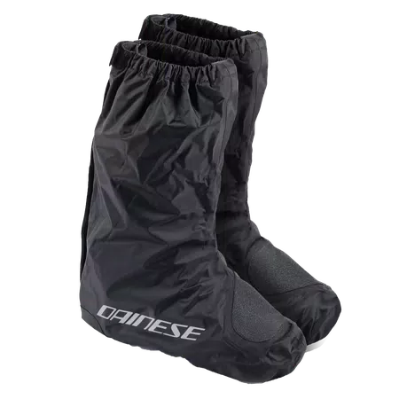 RAIN - UNISEX RAINPROOF MOTORCYCLE BOOT COVERS - BLACK - 1