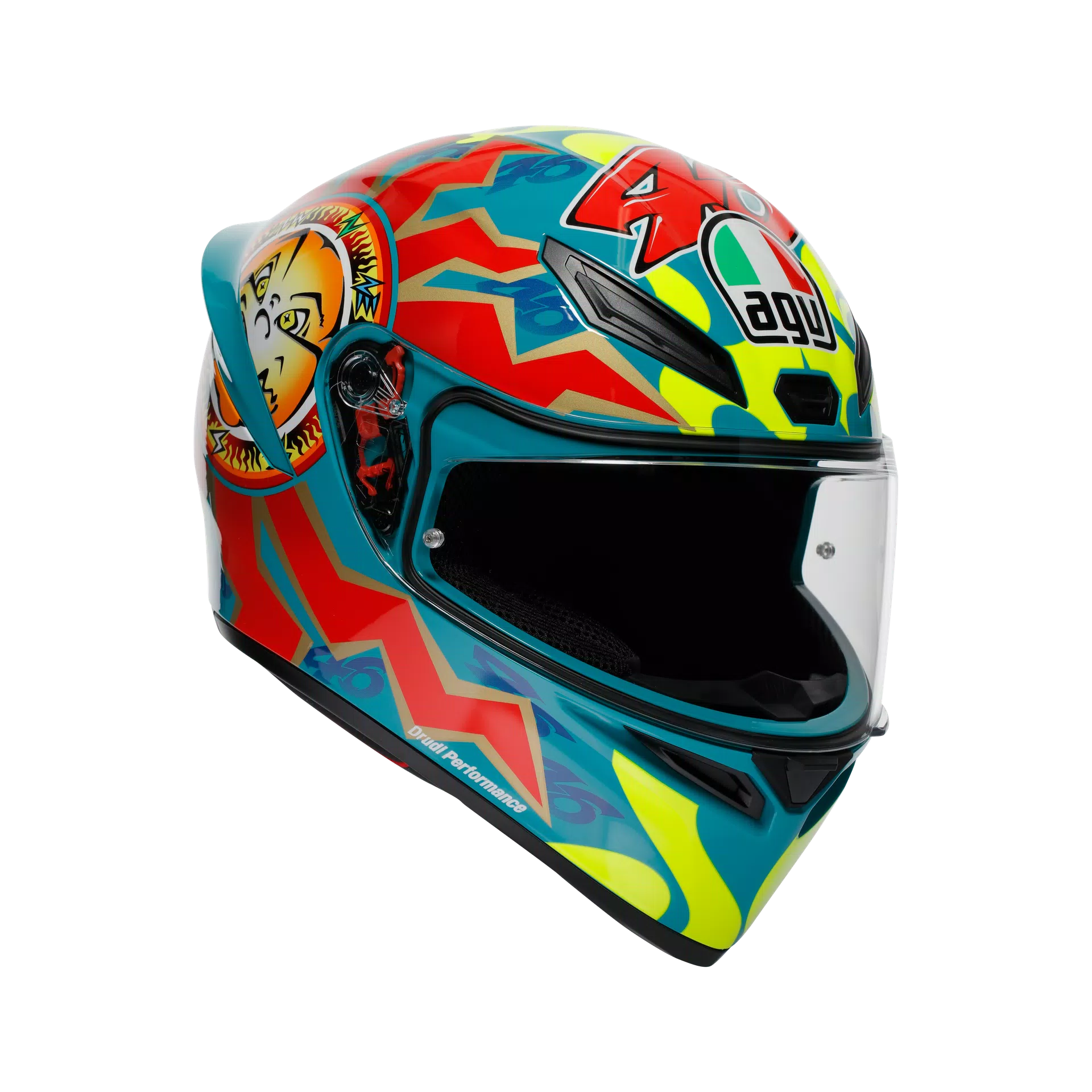 K1 S ROSSI MUGELLO 1999 - CASCO MOTO INTEGRALE E2206