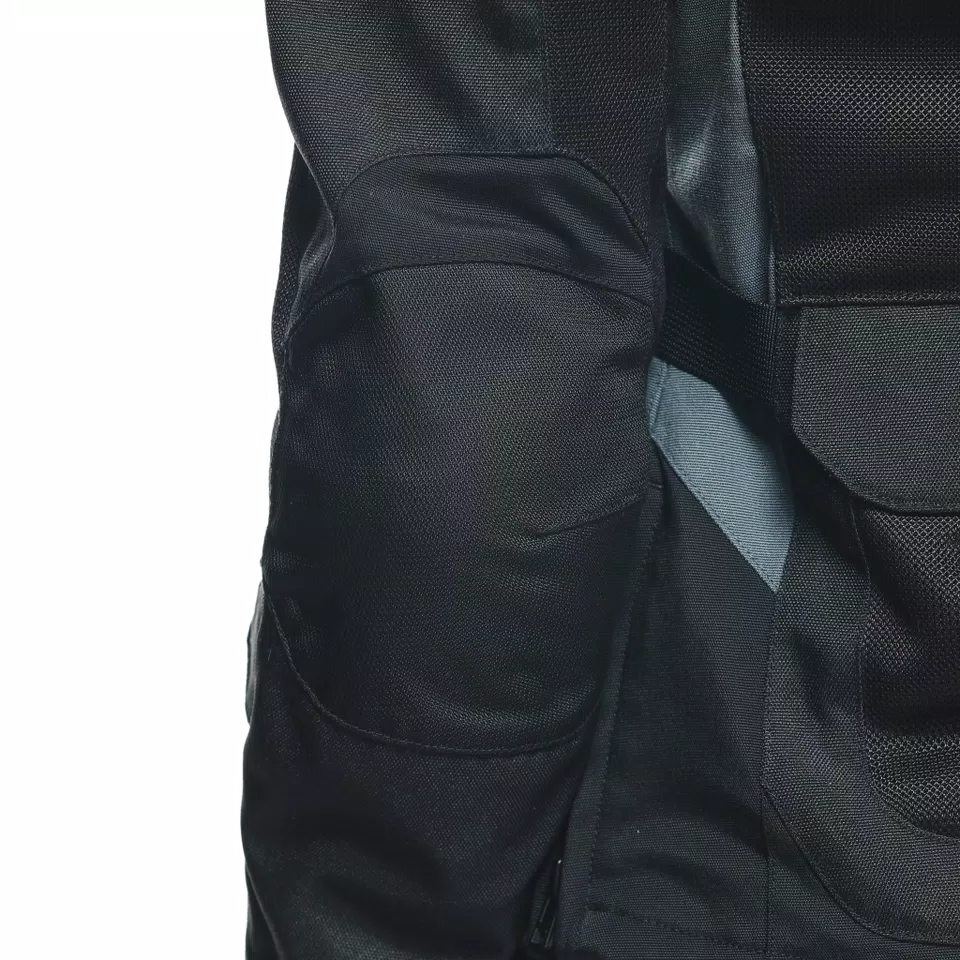 DESERT TEX - WOMEN'S TOURING SUMMER MOTORCYCLE JACKET IN FABRIC - BLACK/BLACK/EBONY - 17