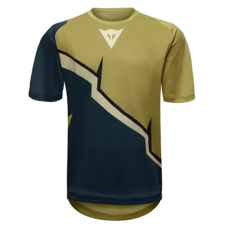 HG AER JERSEY SS - MEN'S SHORT SLEEVE BIKE T-SHIRT - BLUE/AVOCADO OIL/BLACK - 1