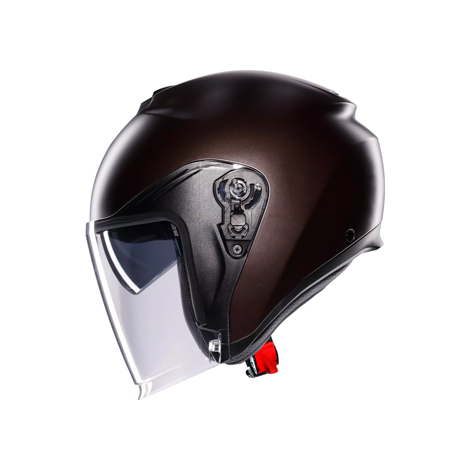 IRIDES MONO MATT PREGIATO BRONZE - MOTORBIKE OPEN FACE HELMET E2206