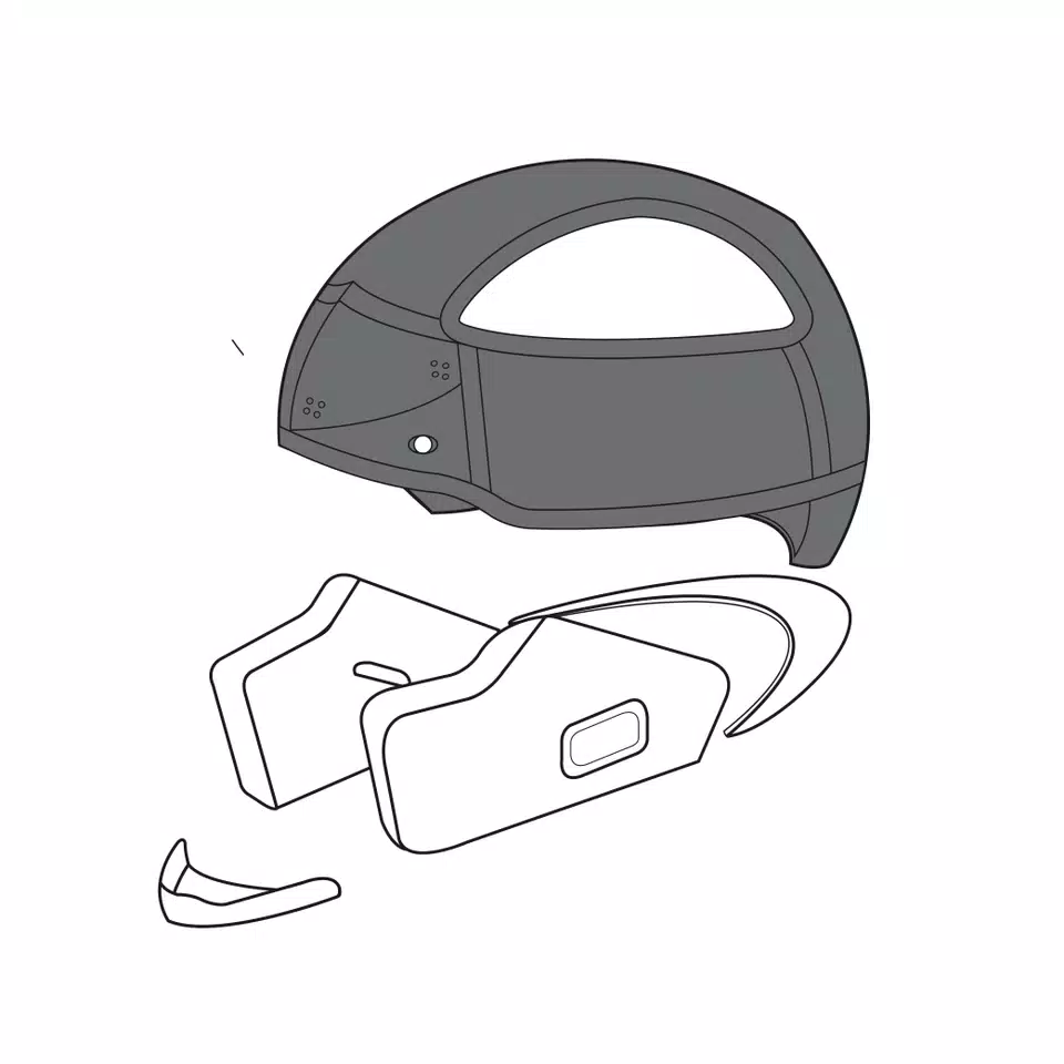 AGV CROWN PAD K-3 (XXL) - - -  - 1