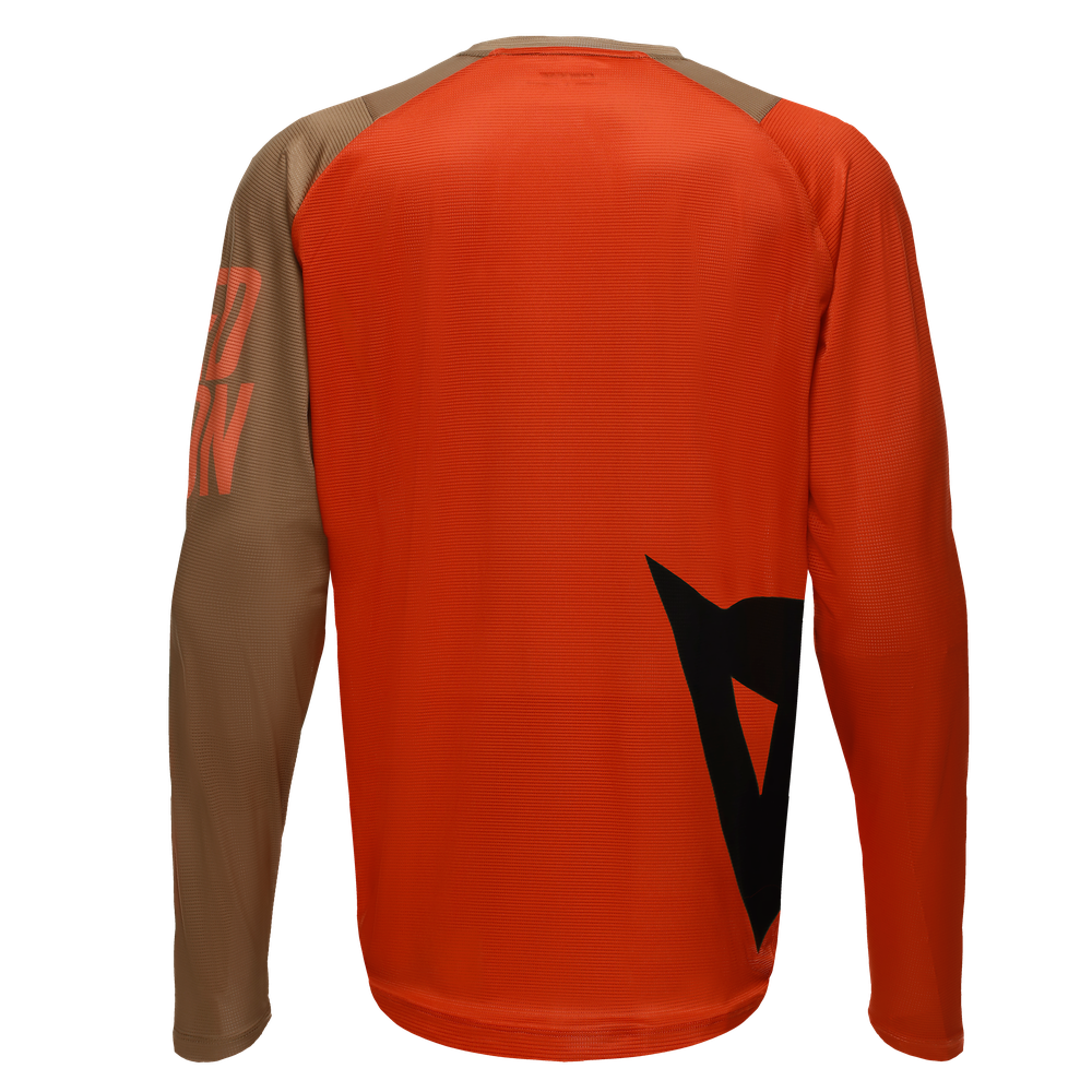 hg-aer-jersey-ls-camiseta-bici-manga-larga-hombre-red-brown-black image number 1