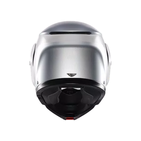 STREETMODULAR LEVICO MATT DOUBLE LIGHT GREY - MOTORBIKE FLIP UP HELMET E2206 -  - 5