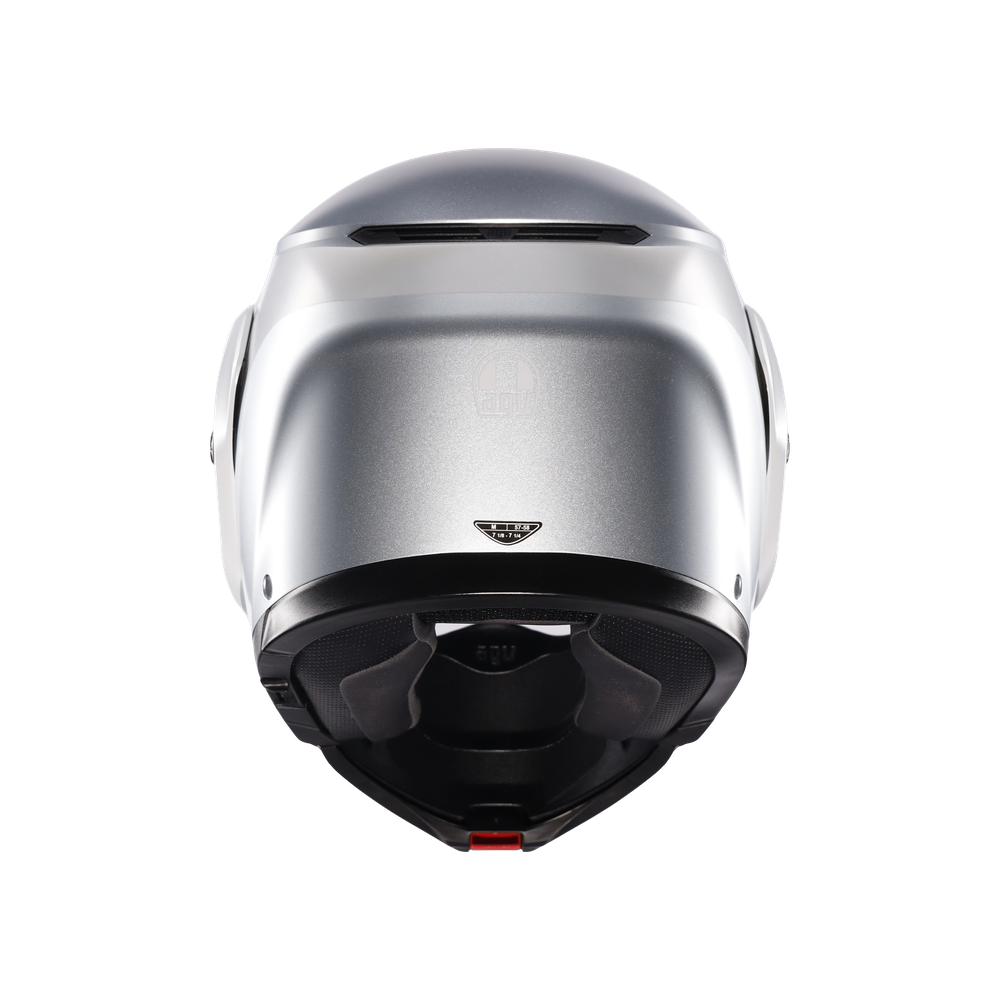 streetmodular-levico-matt-double-light-grey-casco-moto-modular-e2206 image number 4