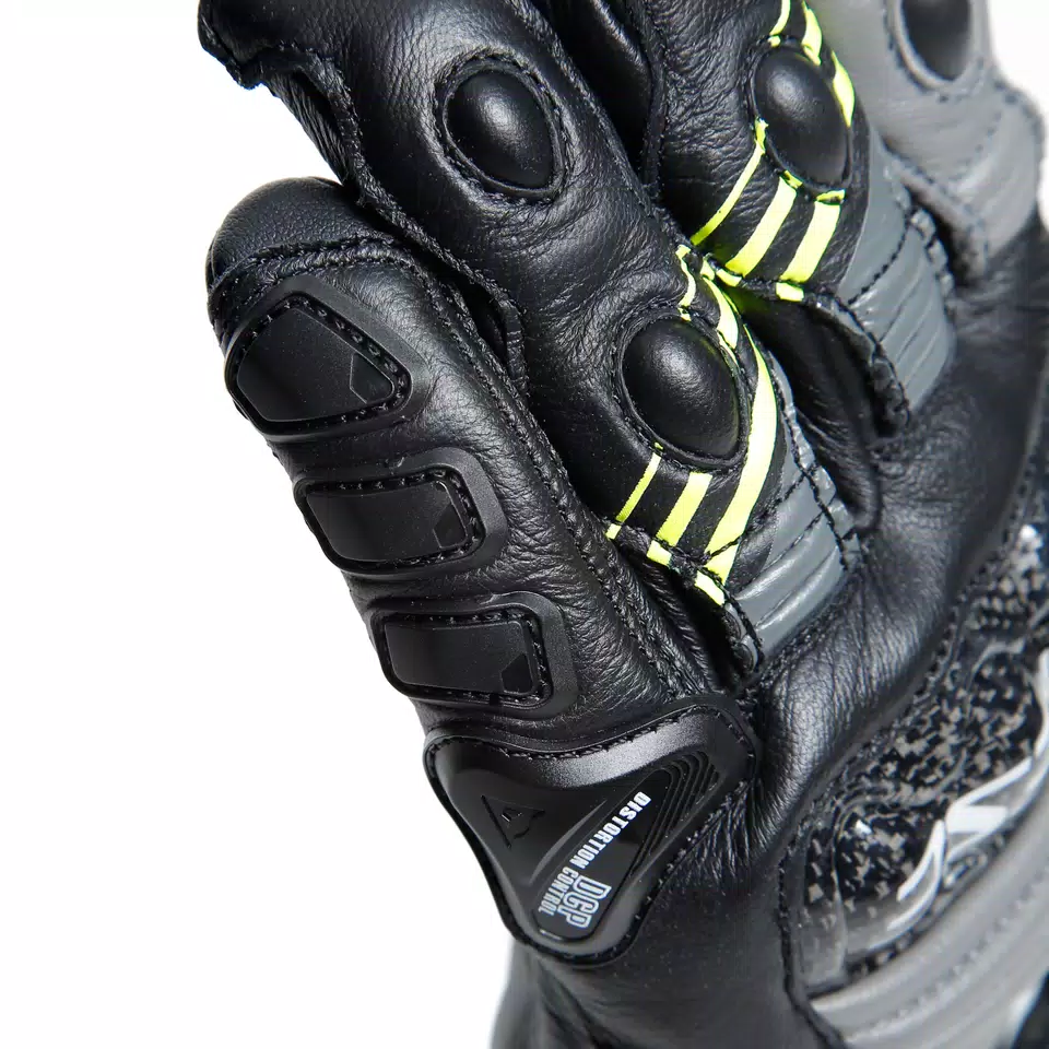 DRUID 4 GUANTES MOTO HOMBRE - BLACK/CHARCOAL-GRAY/FLUO-YELLOW - 12