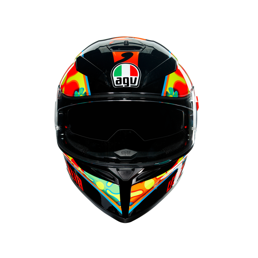 AGV K-3 SV Full Face Motorcycle Helmet - Rossi Valencia 2003 