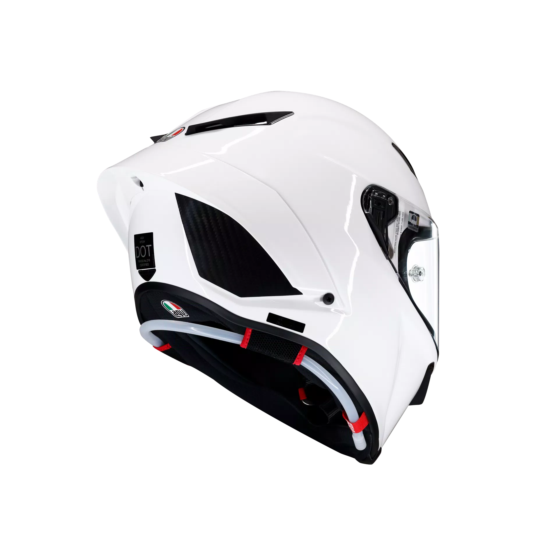 PISTA GP RR MONO WHITE - FULL-FACE MOTORCYCLE HELMET E2206 DOT