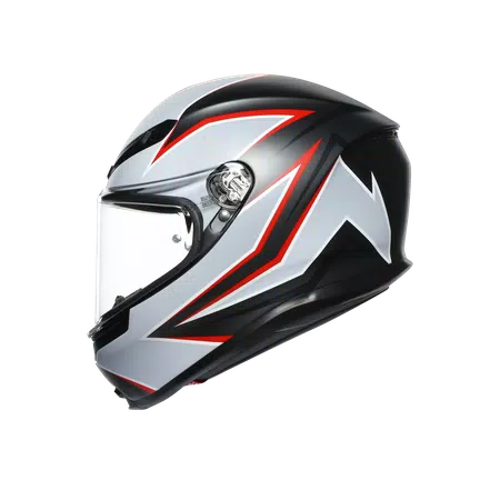 K6 E2205 MULTI - FLASH MATT BLACK/GREY/RED -  - 4