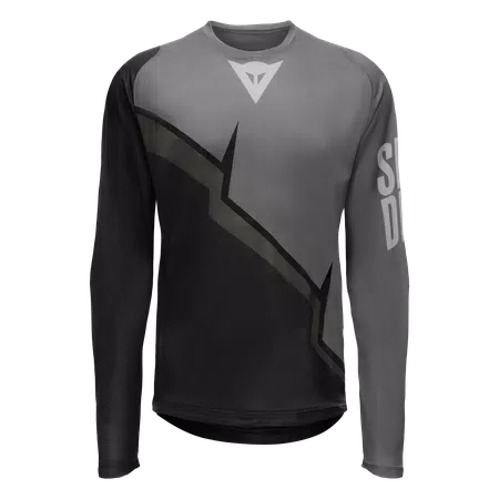 HG AER JERSEY LS - MEN'S LONG SLEEVE BIKE T-SHIRT - BLACK/GREY - 1