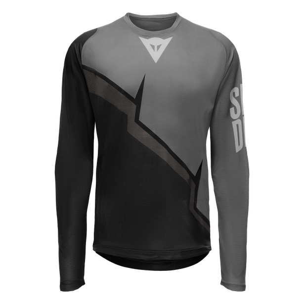 hg-aer-jersey-ls-men-s-long-sleeve-bike-t-shirt-black-grey image number 0