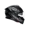 K7 AGV E2206 MPLK - DAMASCUS BLACK/SILVER