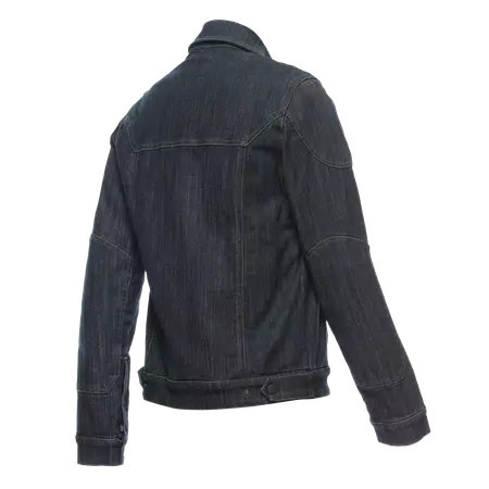 DENIM TEX - DAMES MOTORFIETSJAS IN STOF - BLUE - 2