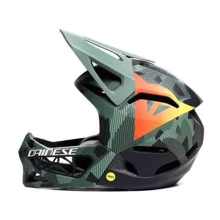 LINEA 01 MIPS EVO - FULL FACE BIKE HELMET - MONO MATT FOREST/CAMO - 3