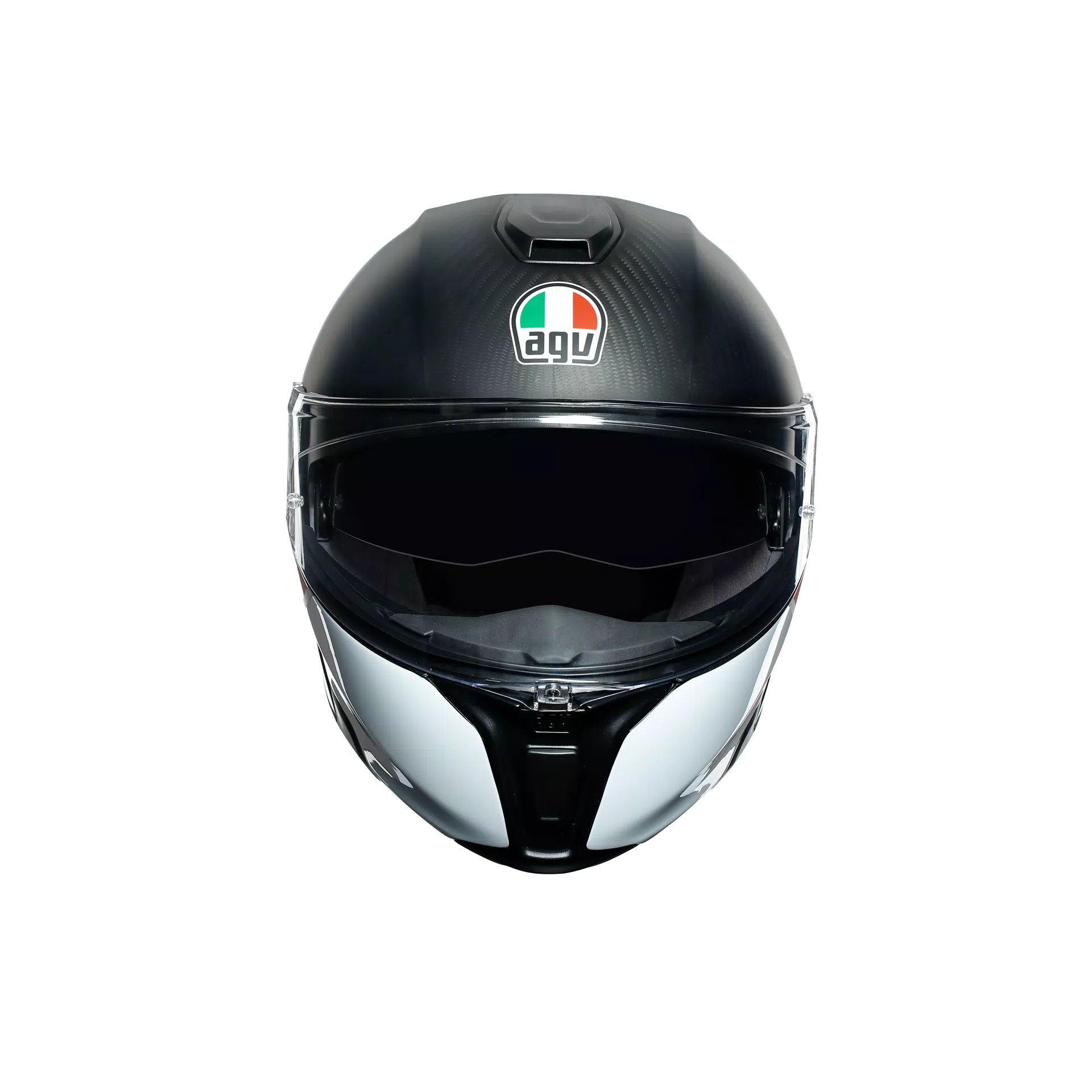 SPORTMODULAR LAYER CARBON/RED/BLUE -  MOTORBIKE FLIP UP HELMET E2205