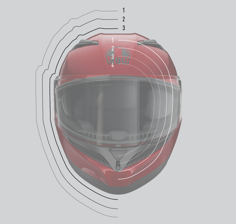 Motorcycle Helmet Visor With Jet A-Pro Costa Red Model For Sale Online 