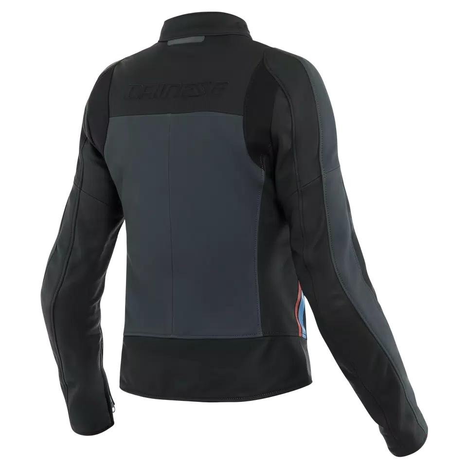 LOLA 3 LADY LEATHER JACKET - BLACK/EBONY/RED/BLUE - 2