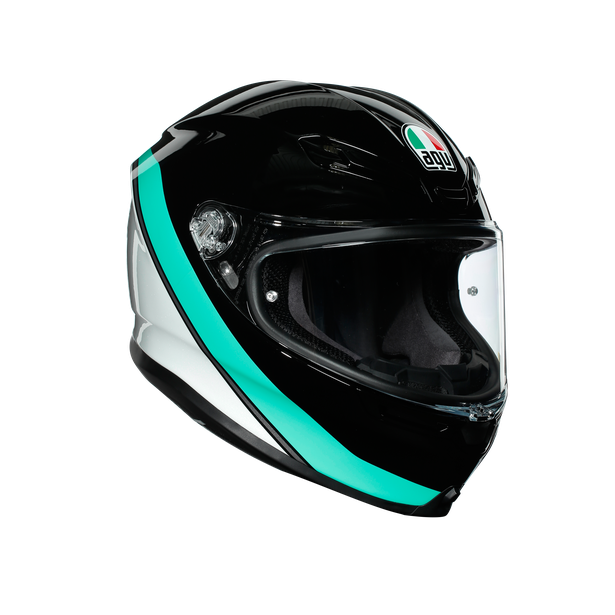 K6 ECE DOT MULTI - MINIMAL BLACK/PEARL WHITE/AQUA - K6