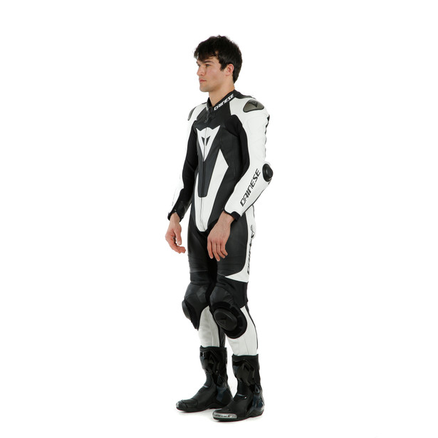 laguna-seca-5-1pc-leather-suit-perf-s-t-black-white image number 3