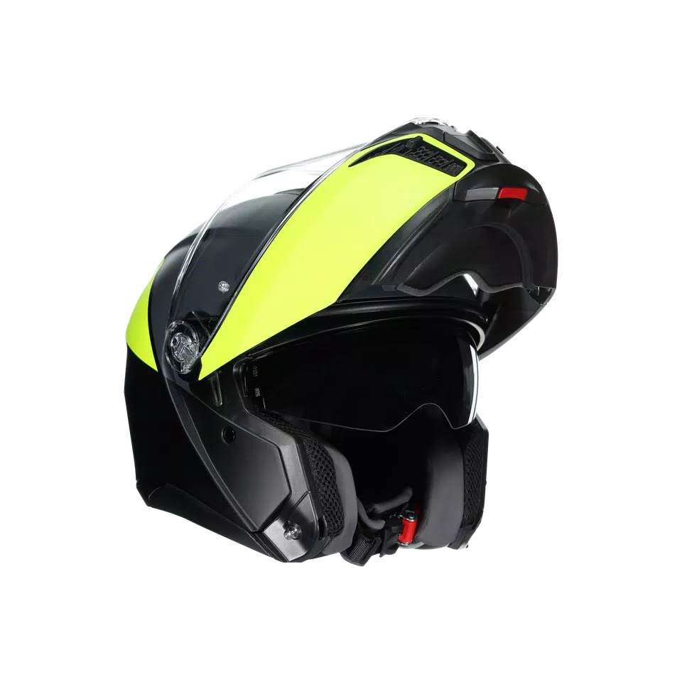TOURMODULAR BALANCE MATT BLACK/YEL FL/GREY - MOTORRAD MODULARHELM E2206 -  - 11