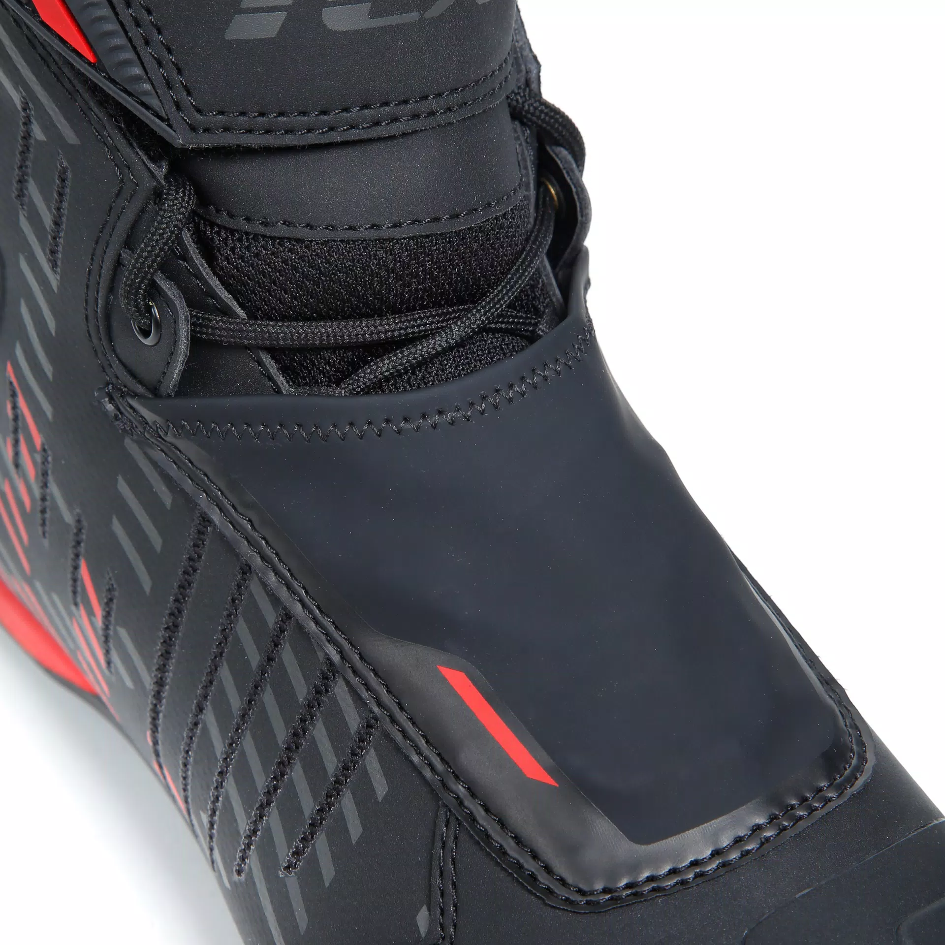 R04D WP WASSERFESTE MOTORRADSCHUHE HERREN - SCHWARZ/ROT