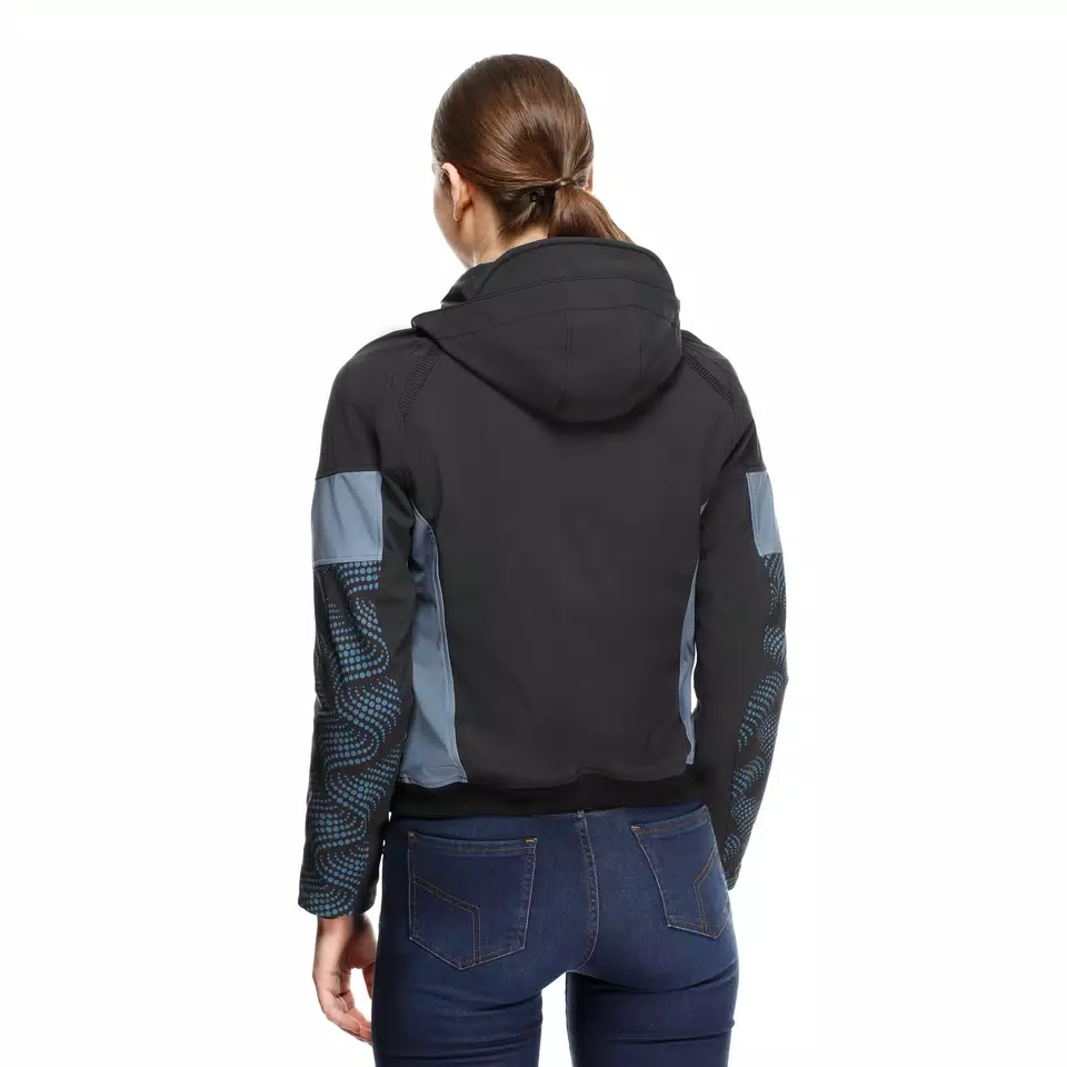IGNITE 2 - WOMEN'S MOTORCYCLE JACKET - BLACK/BLUE MIRAGE - 6