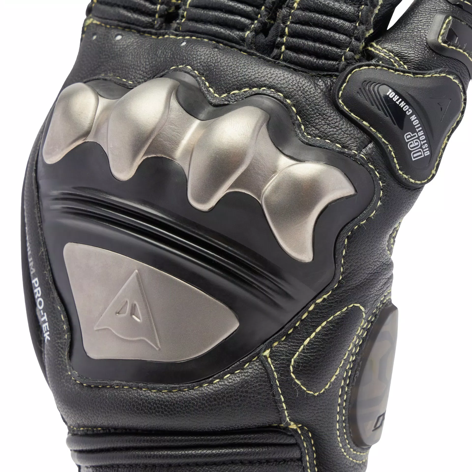 FULL METAL 7 - MEN'S MOTORCYCLE RACING LEATHER GLOVES | BLACK
