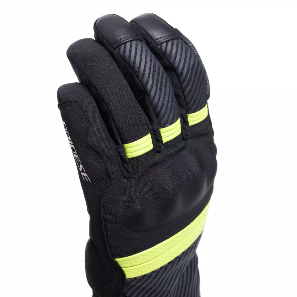 FULMINE D-DRY GLOVES - BLACK/YELLOW FLUO/DARK GREY - 2