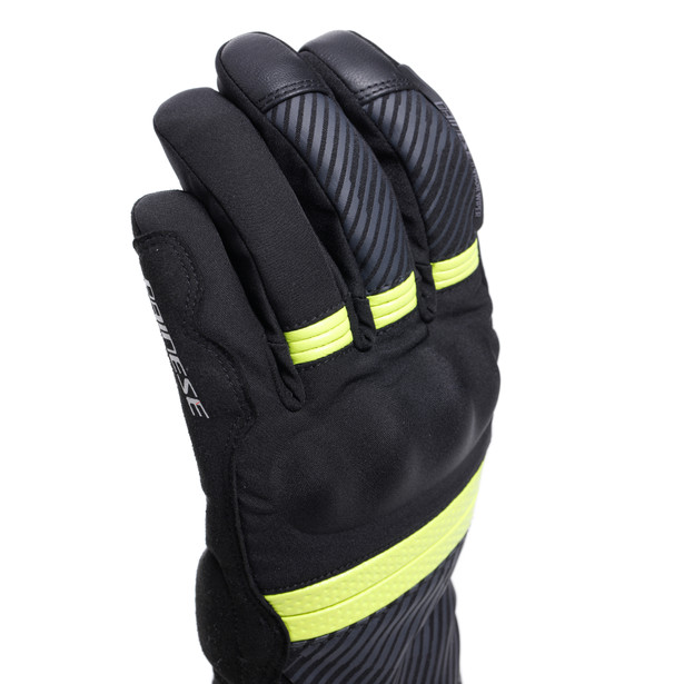 fulmine-d-dry-gloves-black-yellow-fluo-dark-grey image number 1