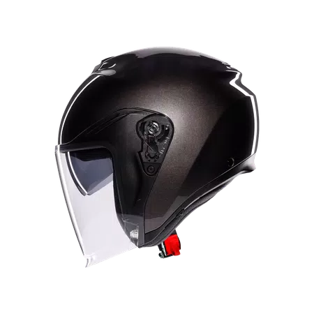 IRIDES MONO ASFALTO GREY - MOTORBIKE OPEN FACE HELMET E2206 -  - 4