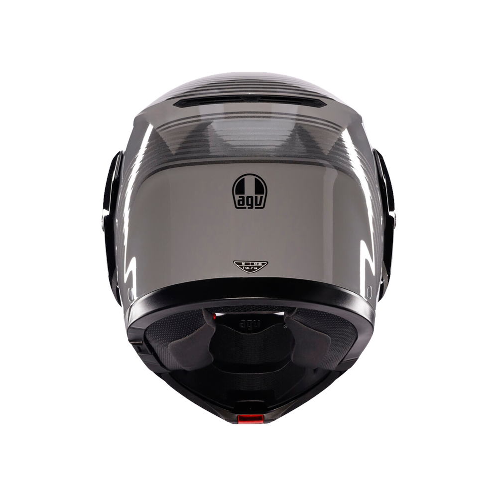 streetmodular-iseo-grey-black-motorbike-flip-up-helmet-e2206 image number 4