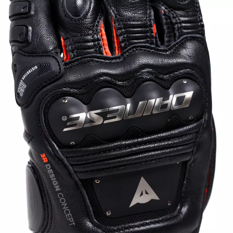 STEEL-PRO GLOVES | BLACK/FLUO-RED | Dainese