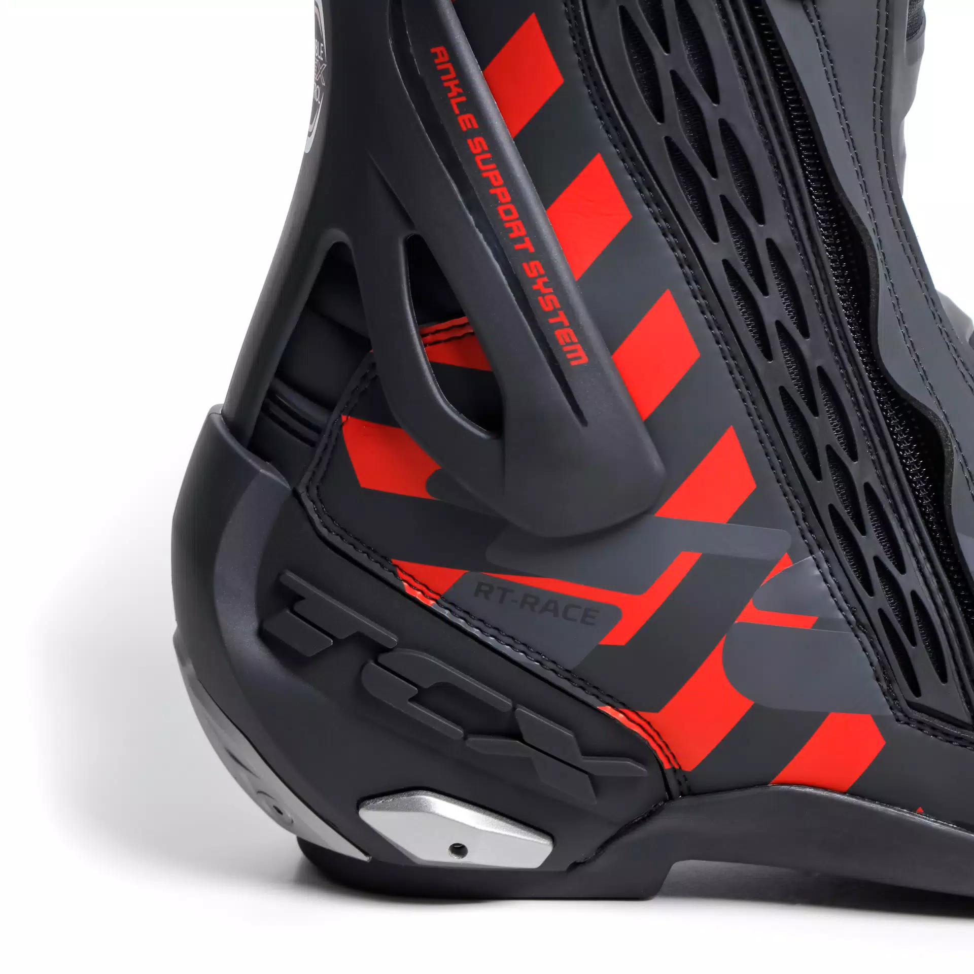 RT-RACE MOTORRADSTIEFEL HERREN - SCHWARZ/ROT