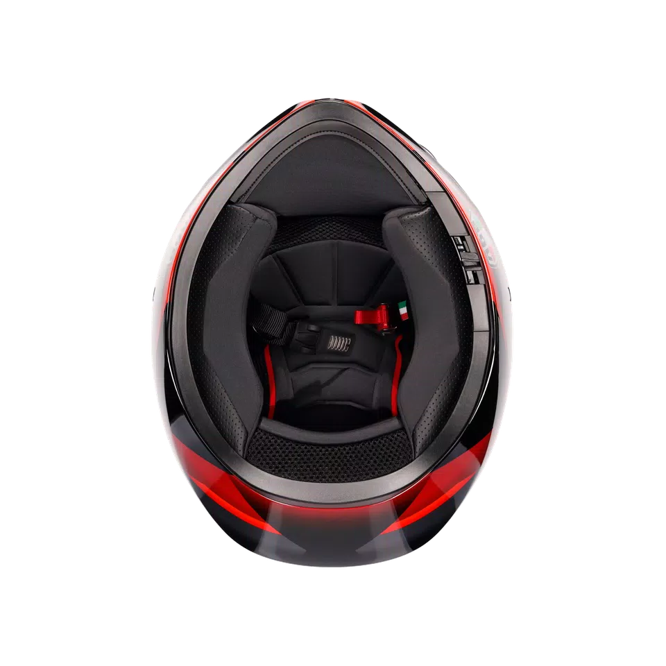 K3 STRIGA BLACK/GREY/RED - CASQUE MOTO INTÉGRAL E2206 -  - 8