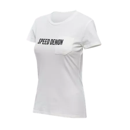 DEMON POCKET - WOMEN'S T-SHIRT - BLANC DE BLANC - 1